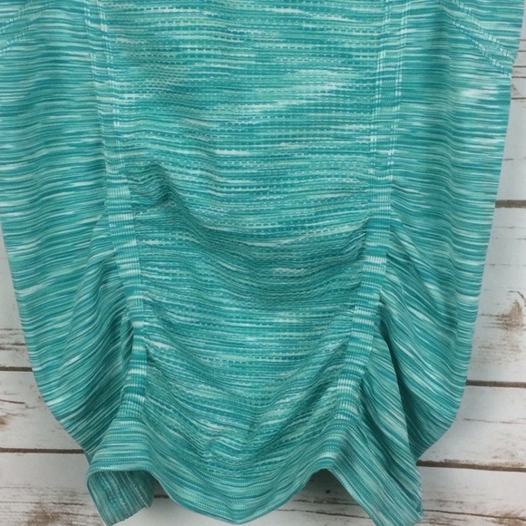 Athleta turquoise short sleeve fastest track tee - Picture 4 of 8